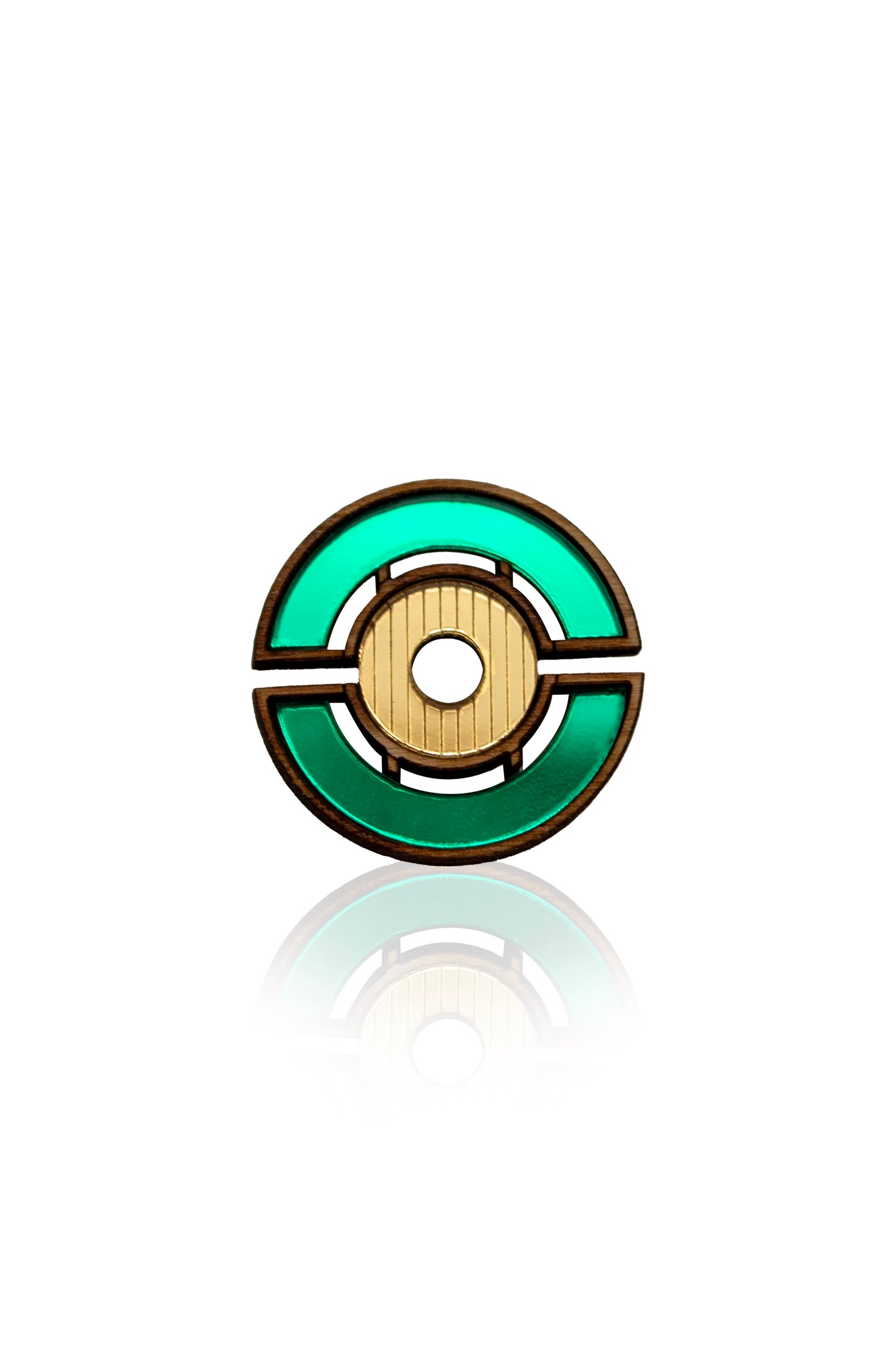 Barbican Brooch - Green image 2