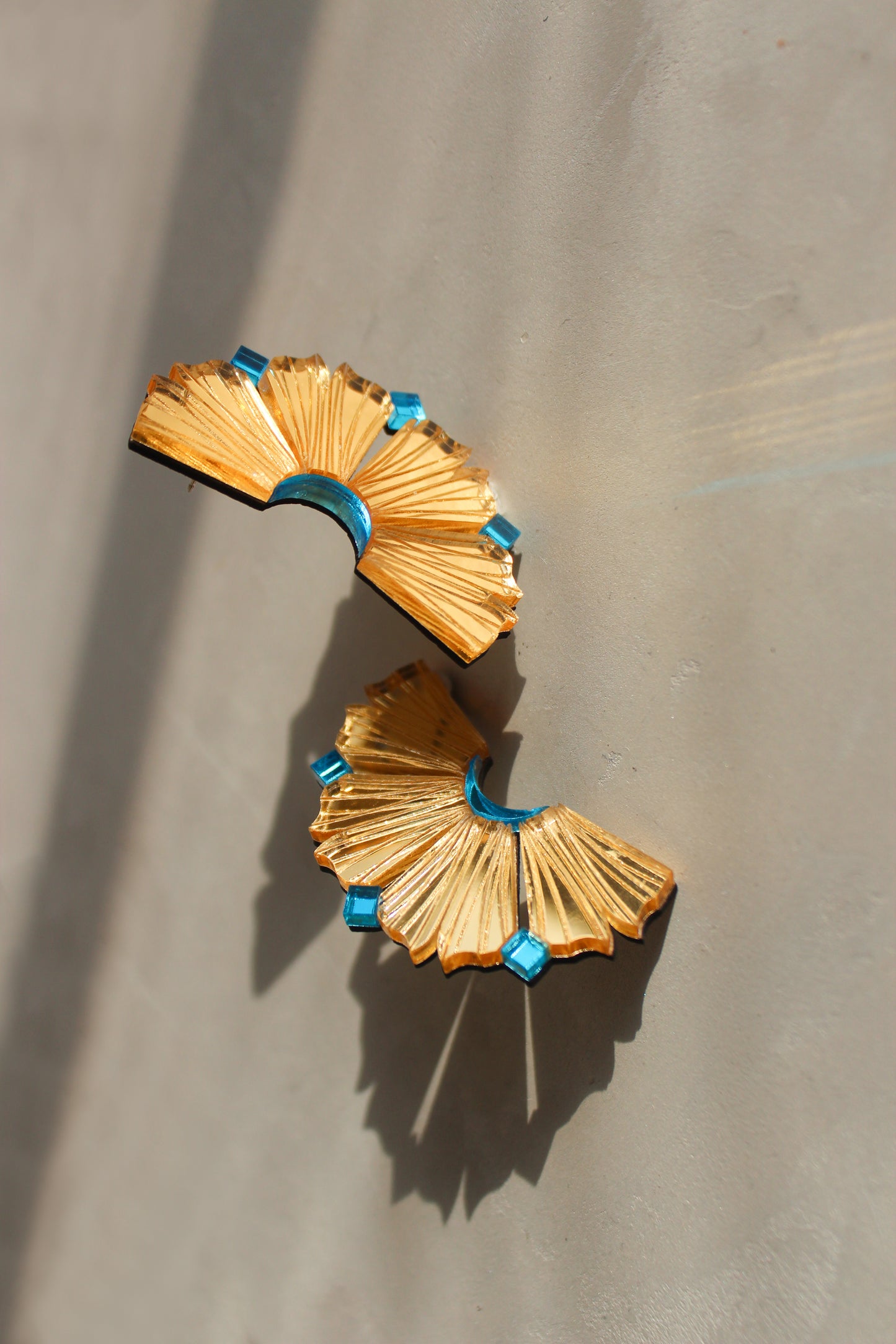 Nalla Earrings - Aqua image 2