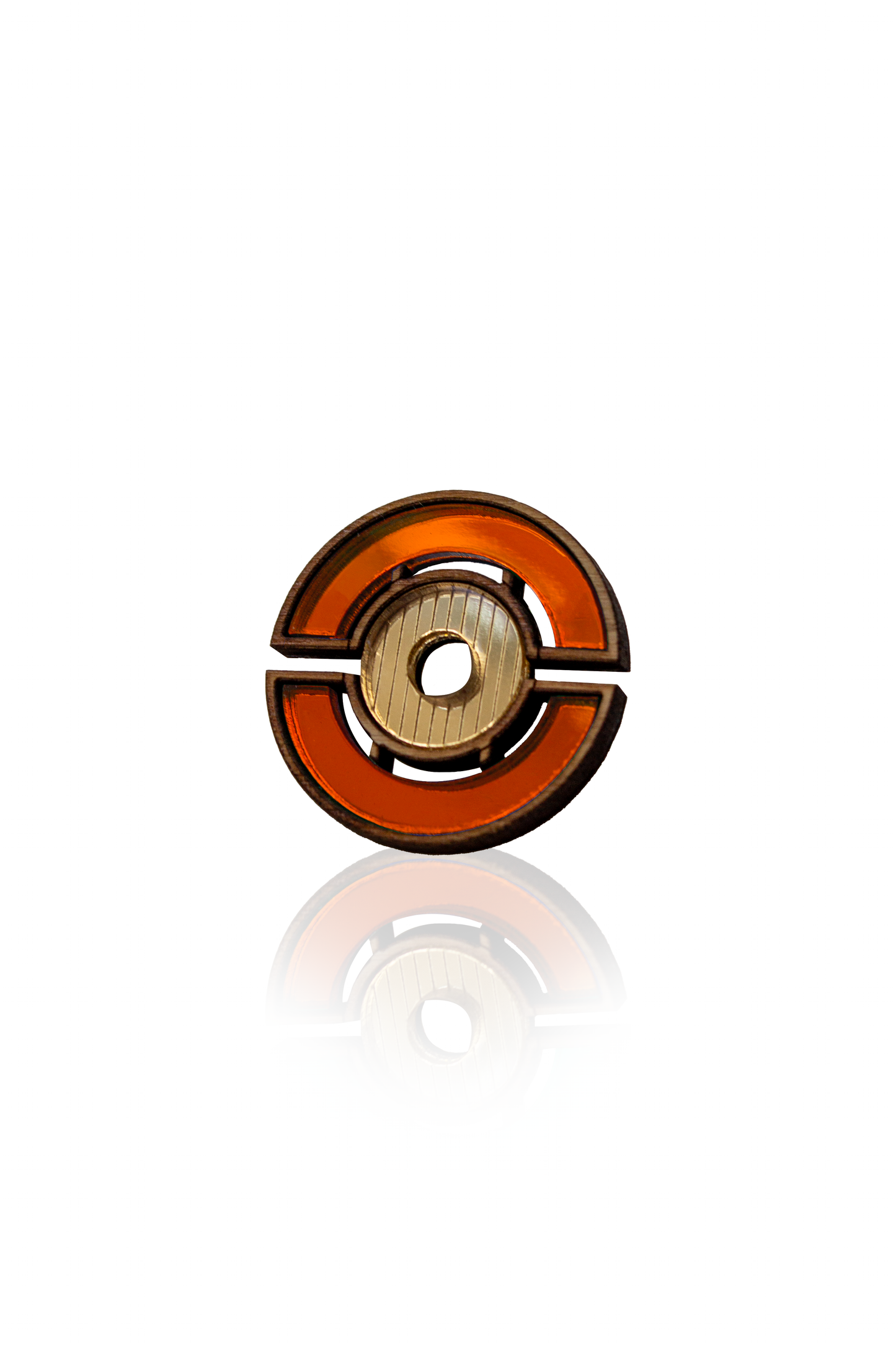Barbican Brooch - Orange image 1