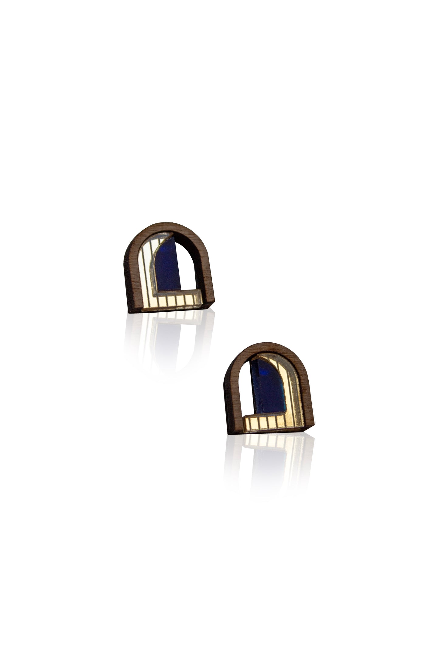 Mini Window Stud - Navy image 1