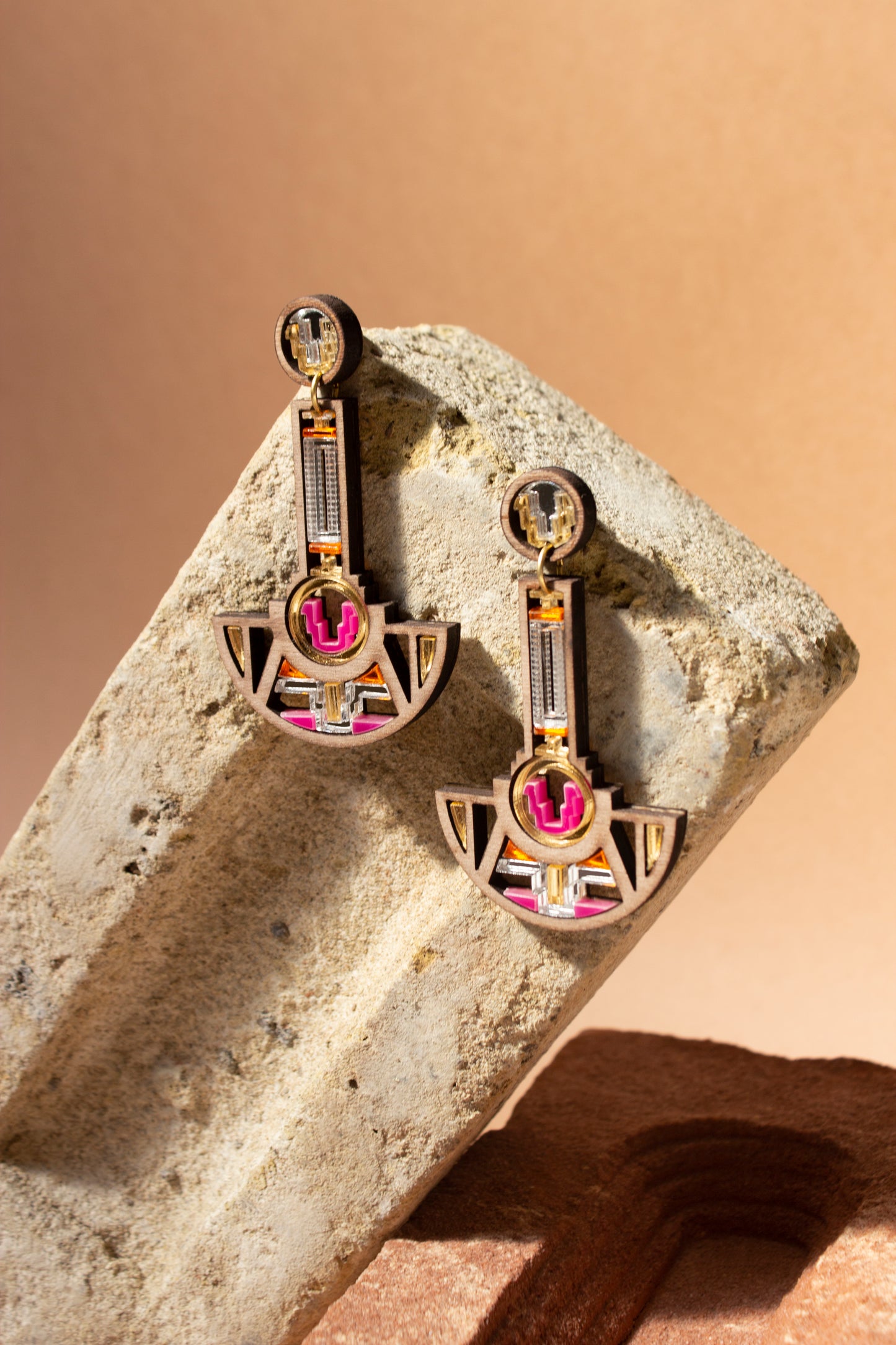 Saya Earrings - Dragon Fruit image 2