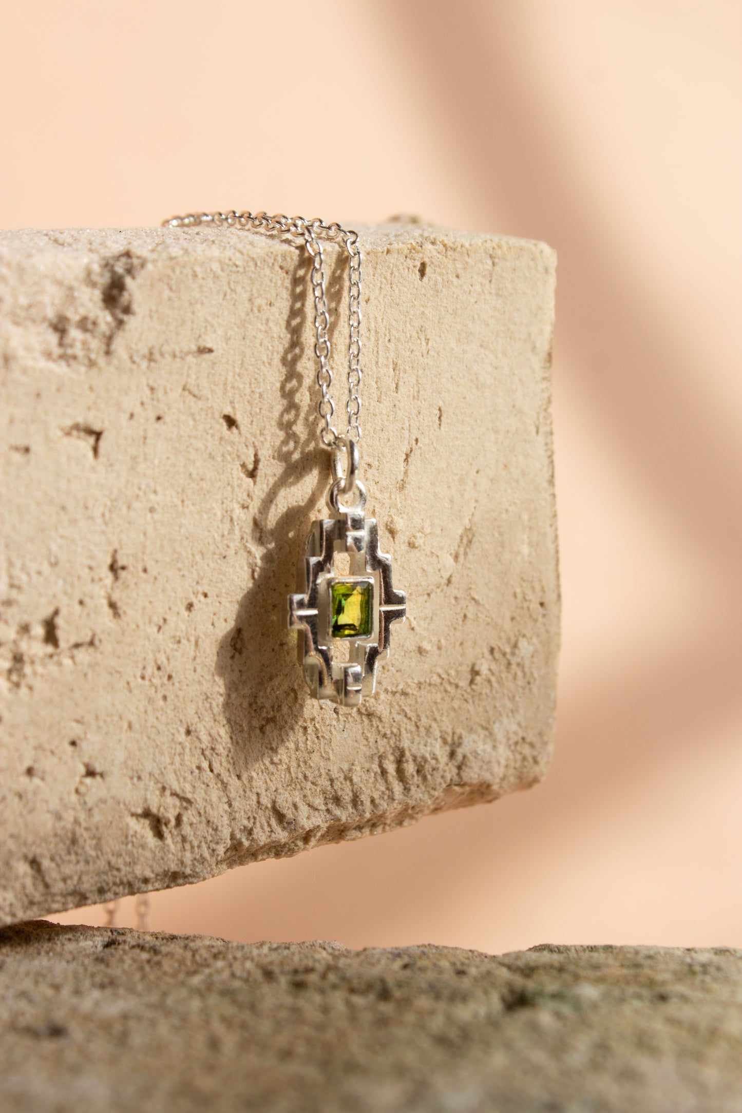 Mayan Necklace - Green Tourmaline image 3