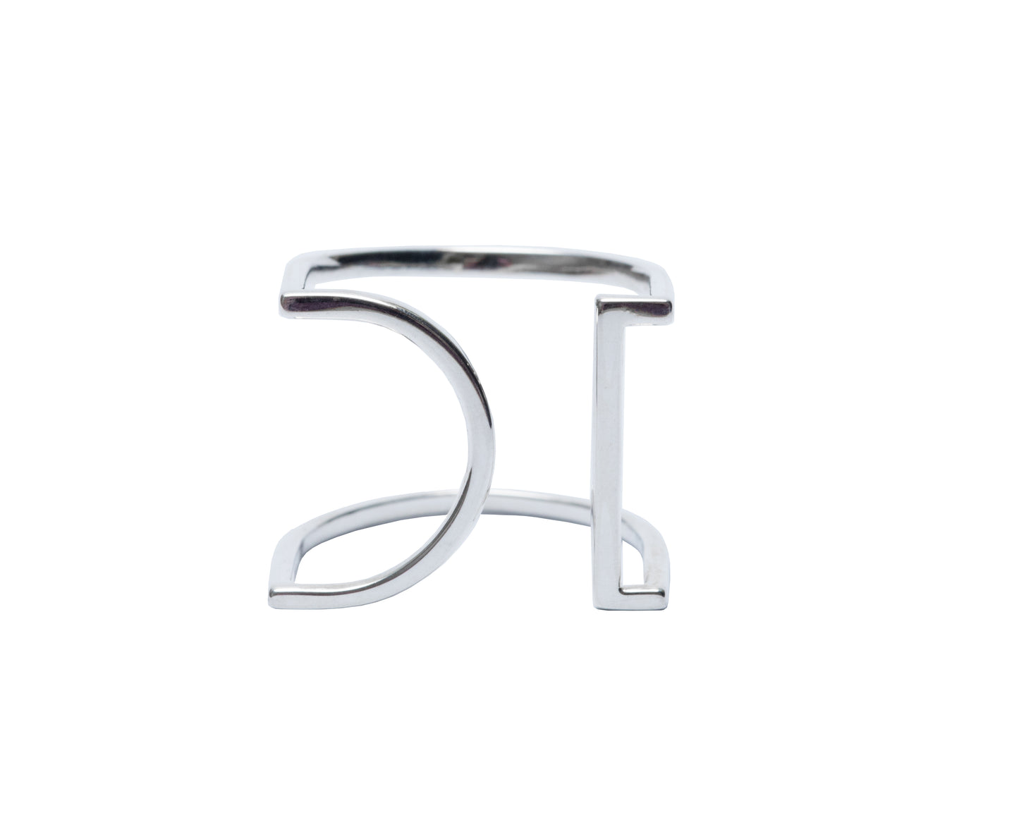 Open Semi Circle Ring image 4