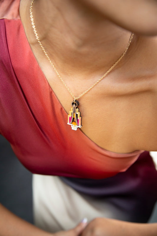 Akna Necklace - Dragon Fruit image 4