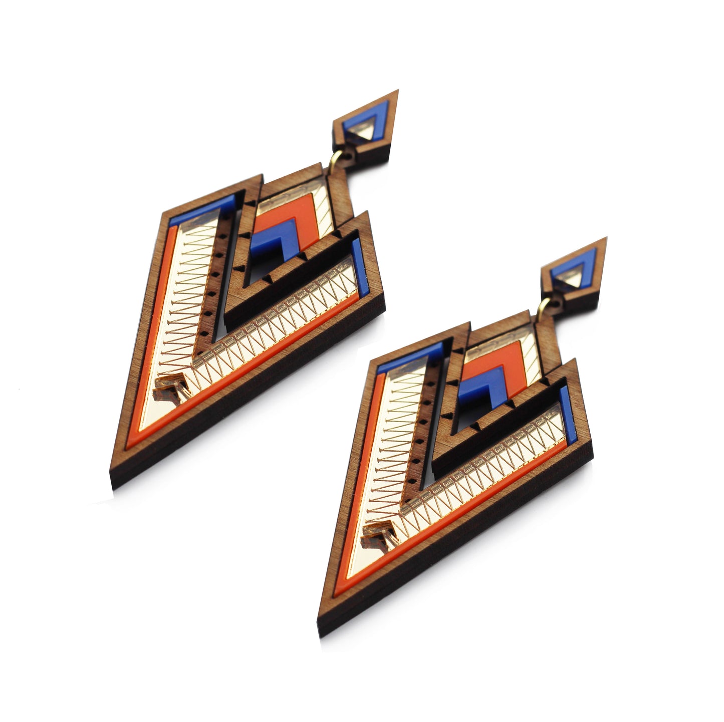Derin Statement Earrings - Gold image 2