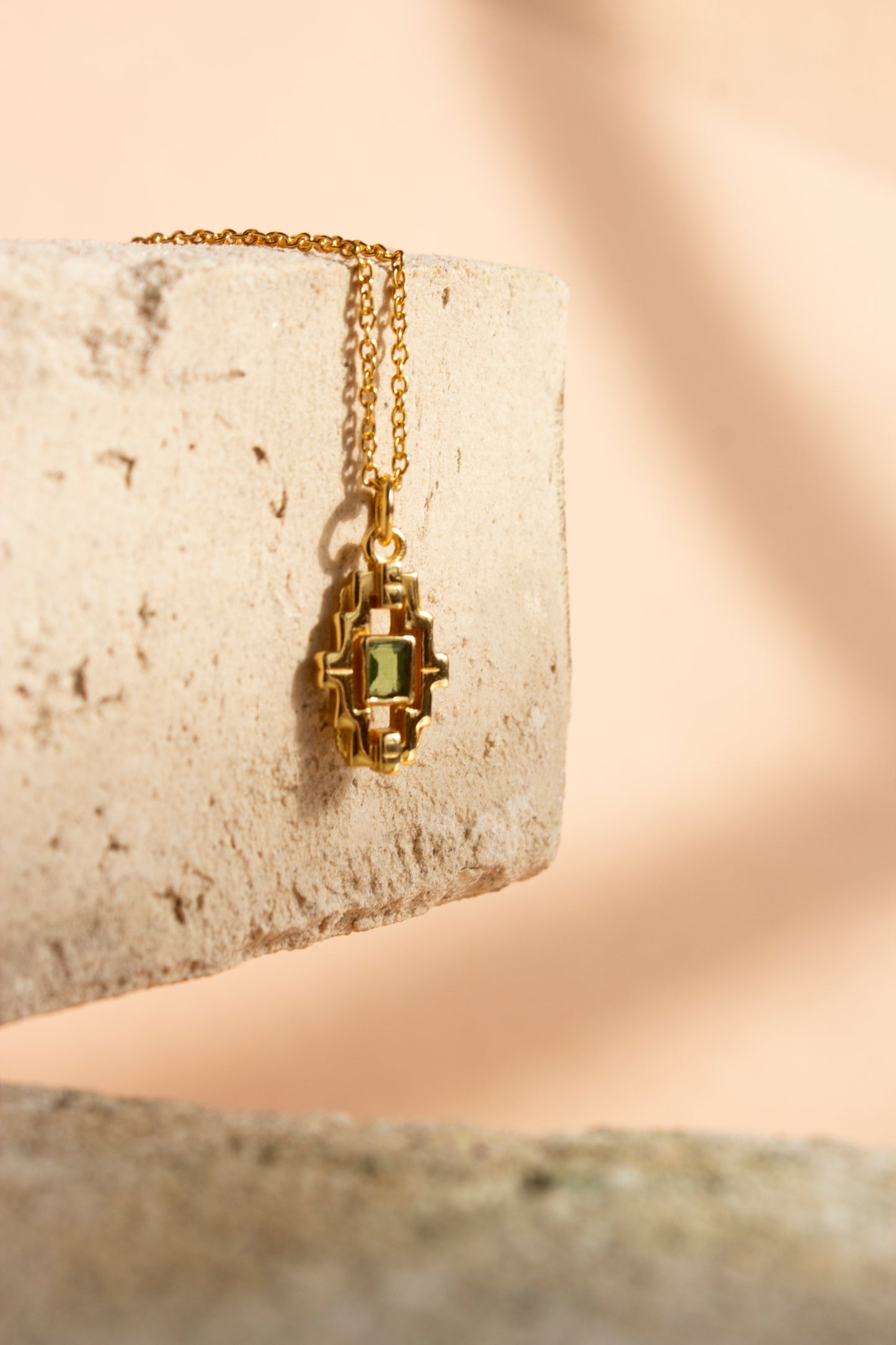 Mayan Necklace - Green Tourmaline image 4