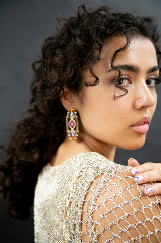 Zulia Earring - Dragon Fruit image 1