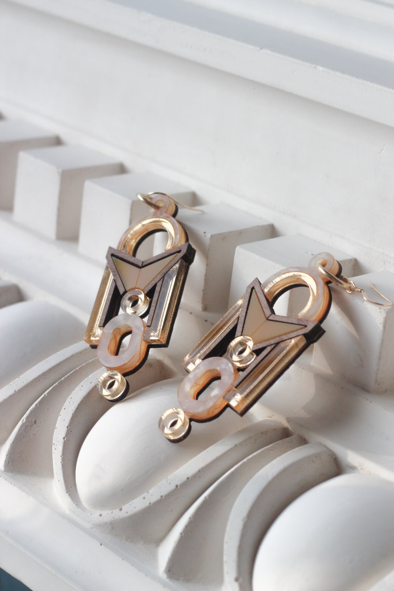 Florence Earrings - Gold image 3
