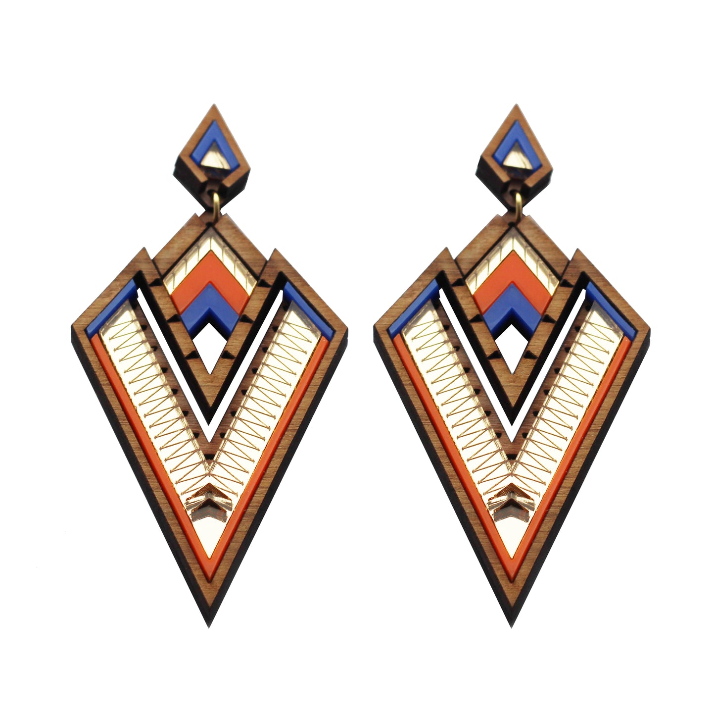 Derin Statement Earrings - Gold image 0