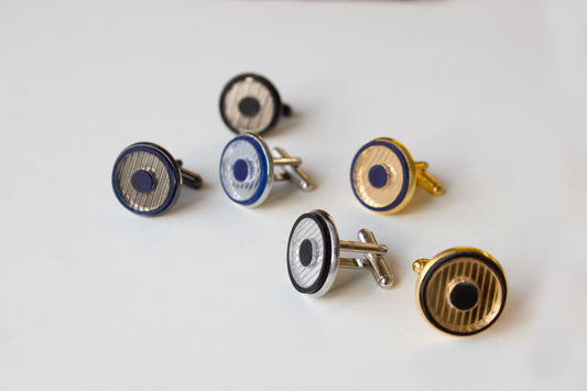 Cufflinks - Gold Black