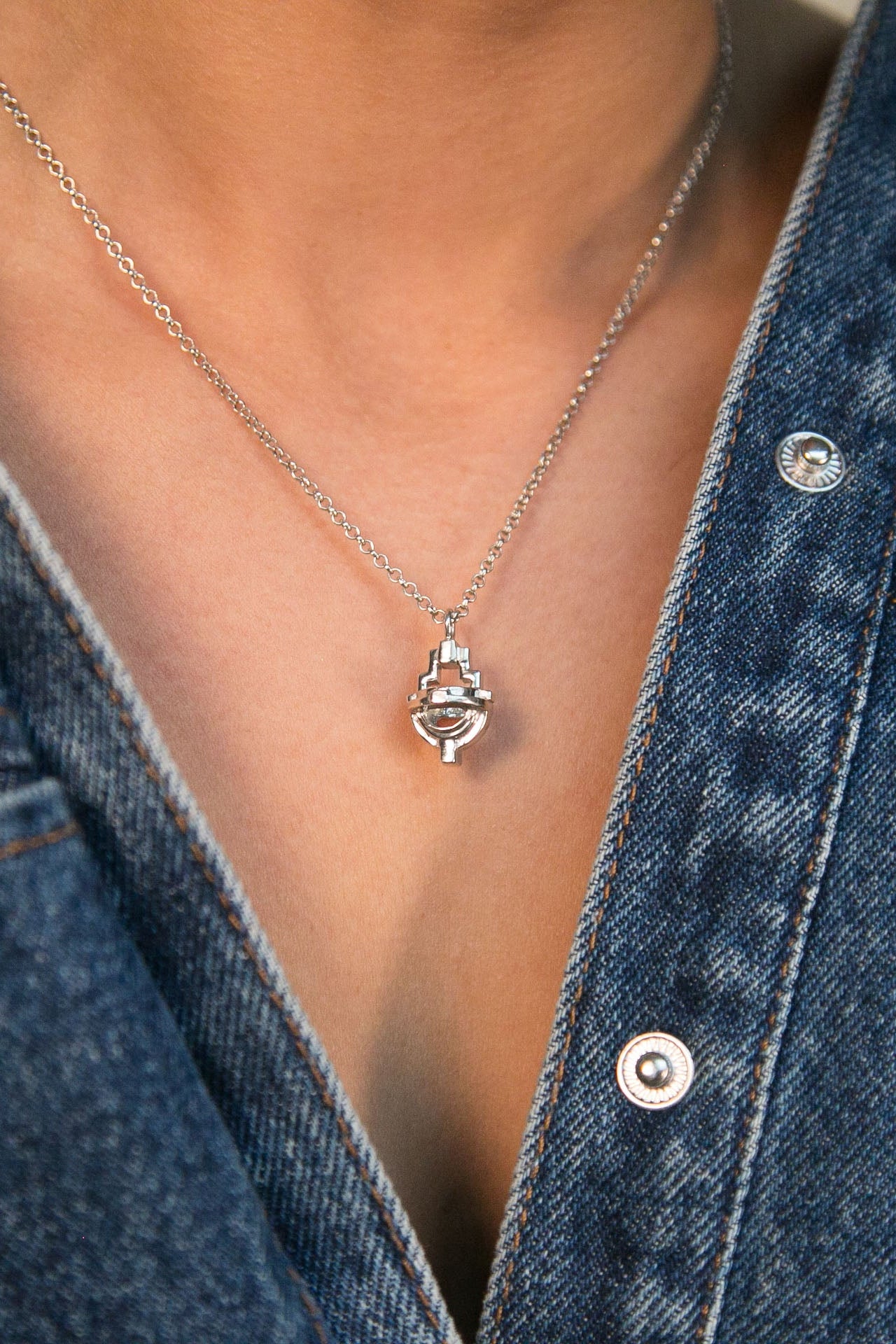 Ayah Celestial Necklace - Silver