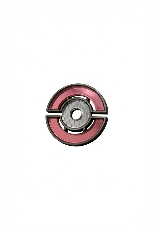 Barbican Brooch - Pink Silver