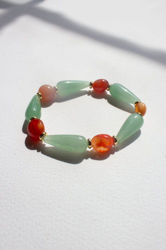 Hiba Bracelet - Aventurine Carnelian