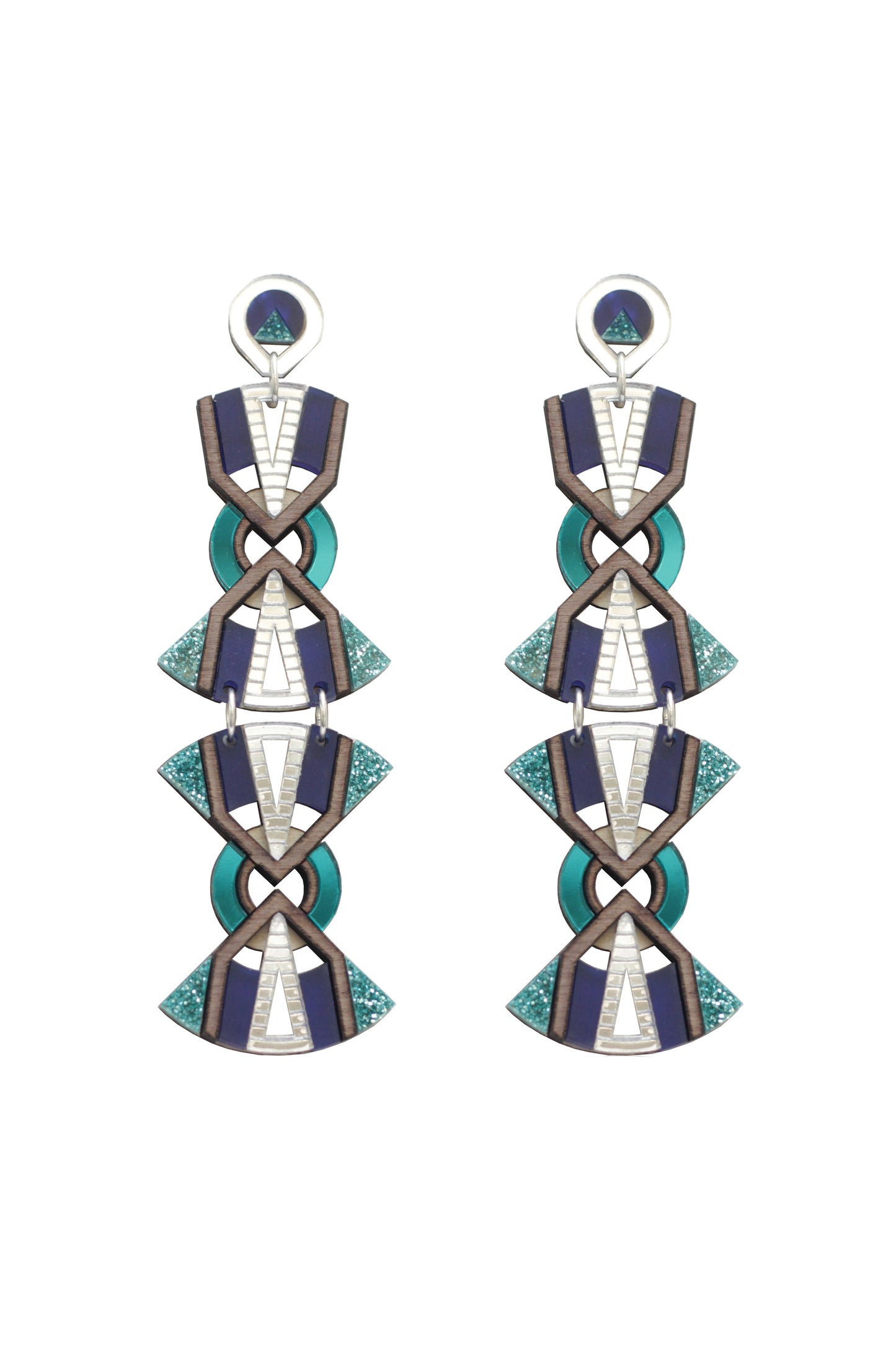 Nyota Mobile Earrings - Teal