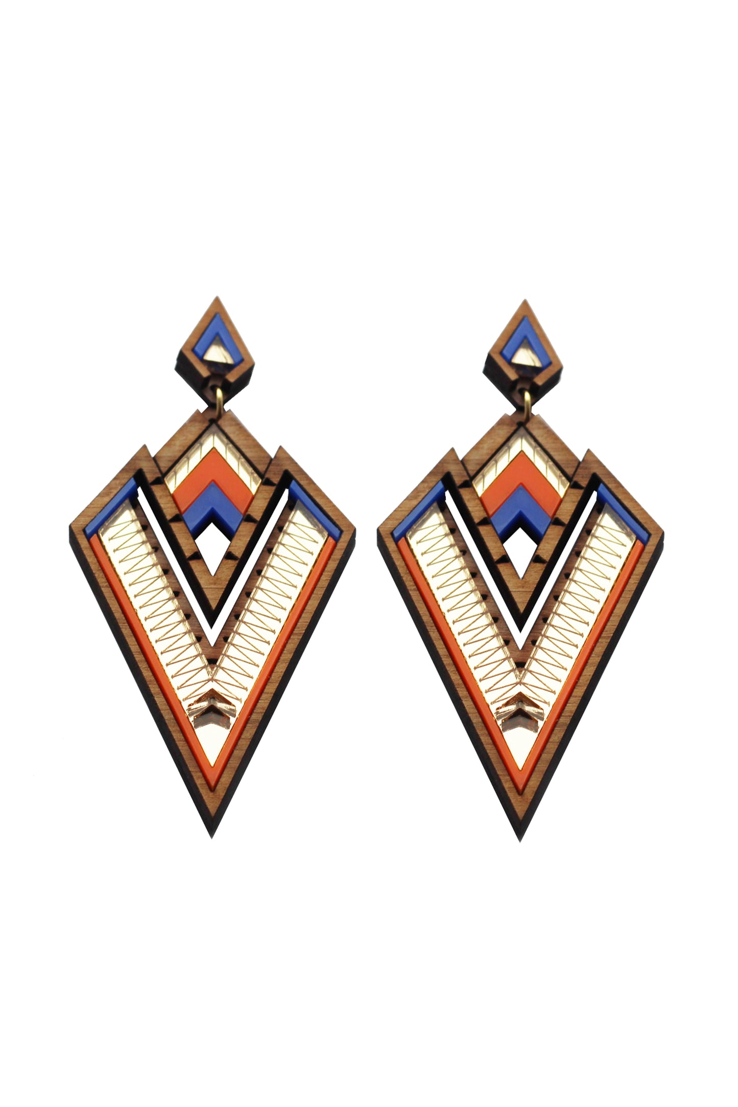 Derin Statement Earrings - Gold