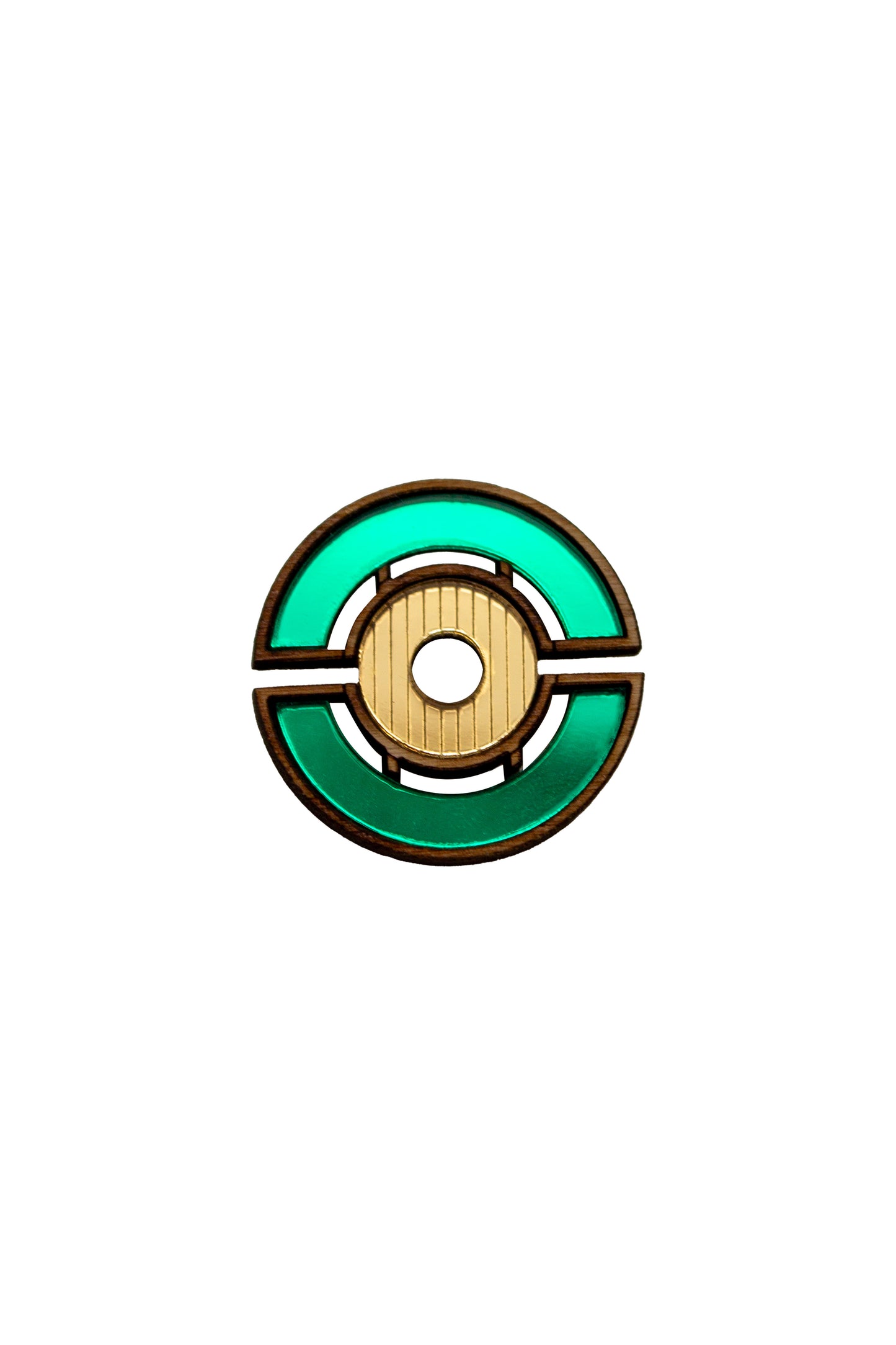 Barbican Brooch - Green