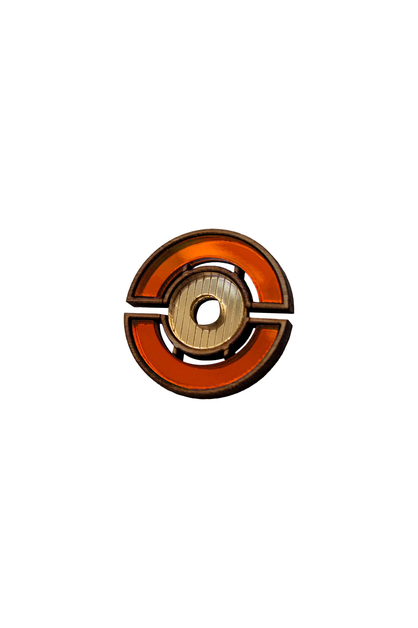 Barbican Brooch - Orange