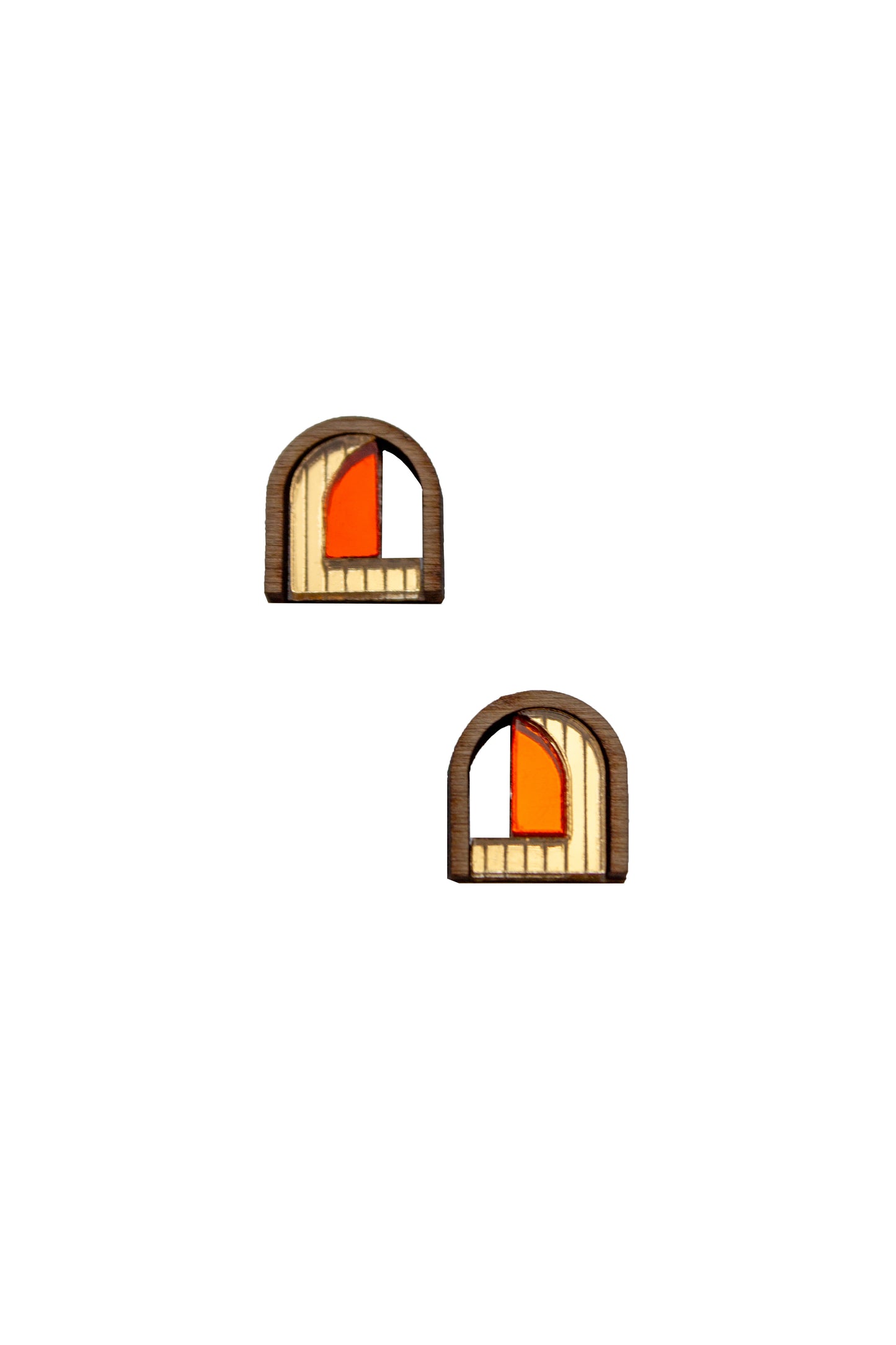 Mini Window Stud - Orange