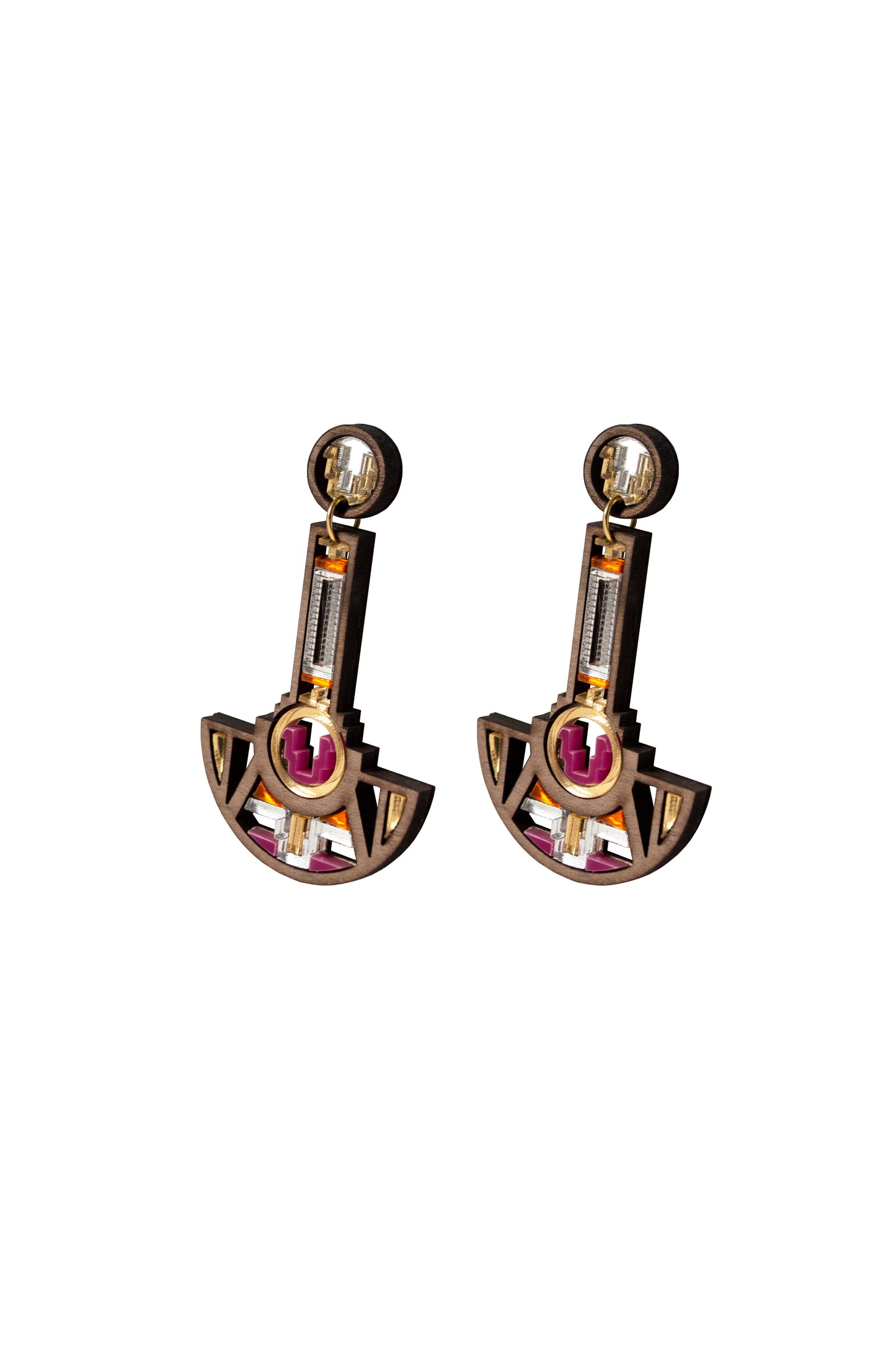 Saya Earrings - Dragon Fruit