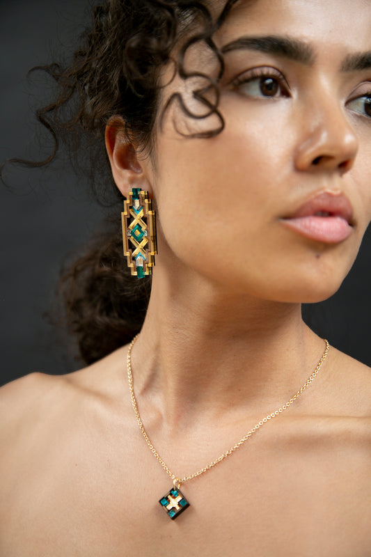 Zulia Earring - Jade image 3