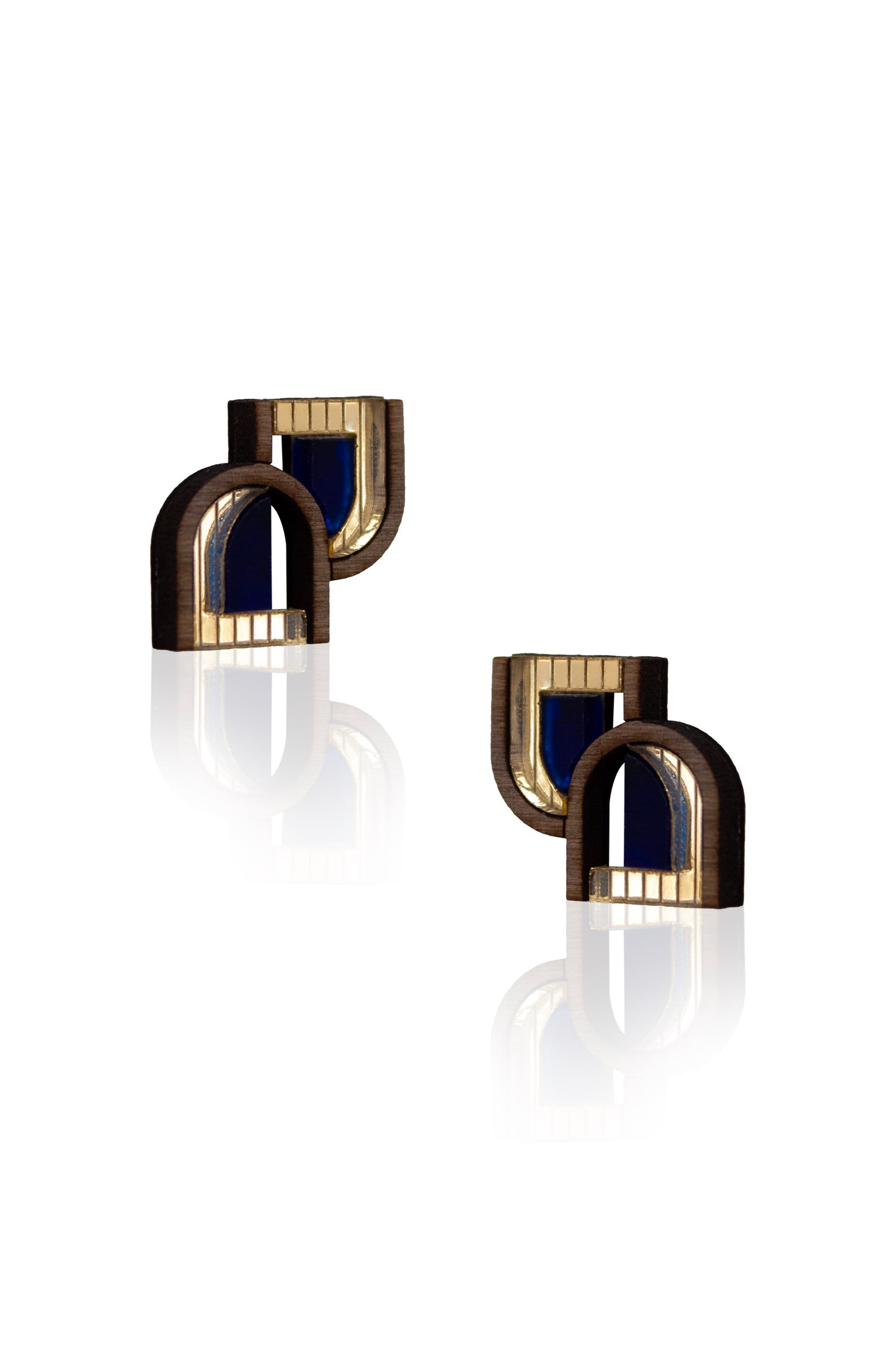 Arch Window Stud - Navy image 0