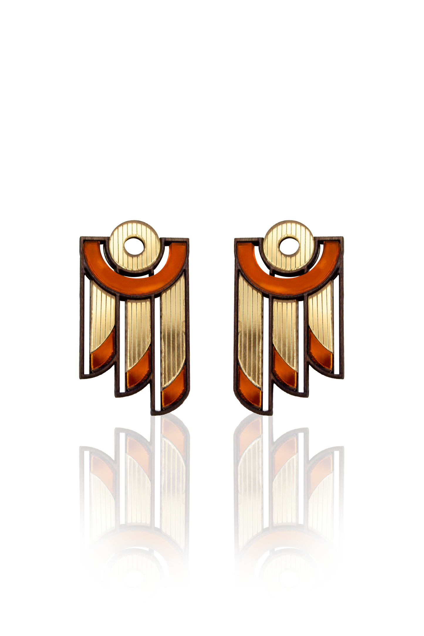 Balcony Earrings - Orange image 0