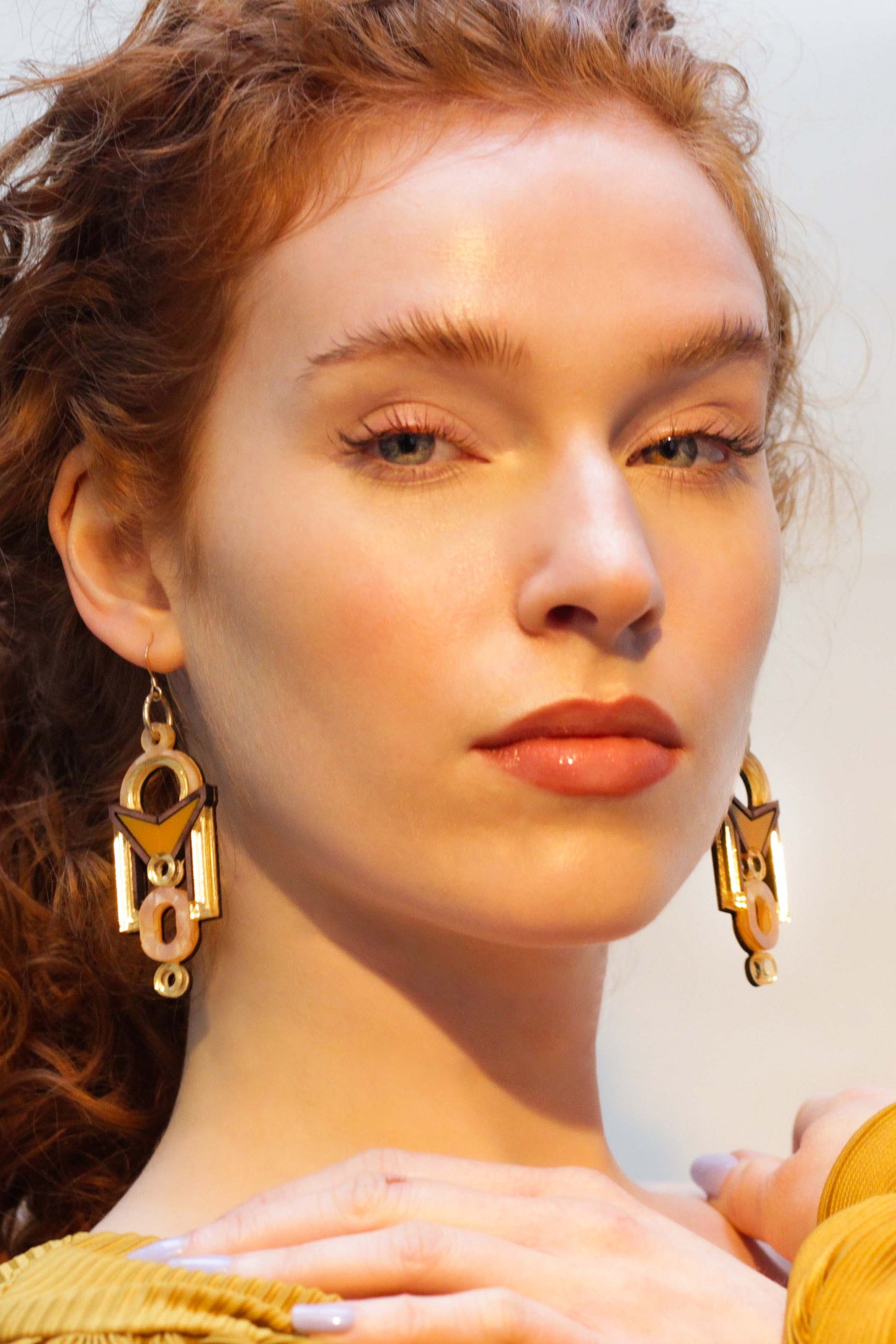 Florence Earrings - Gold image 2
