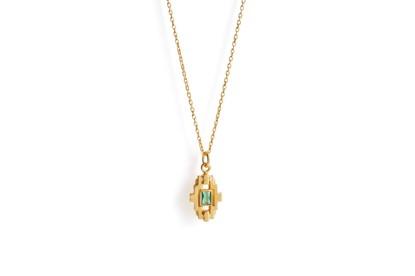 Mayan Necklace - Green Tourmaline image 0