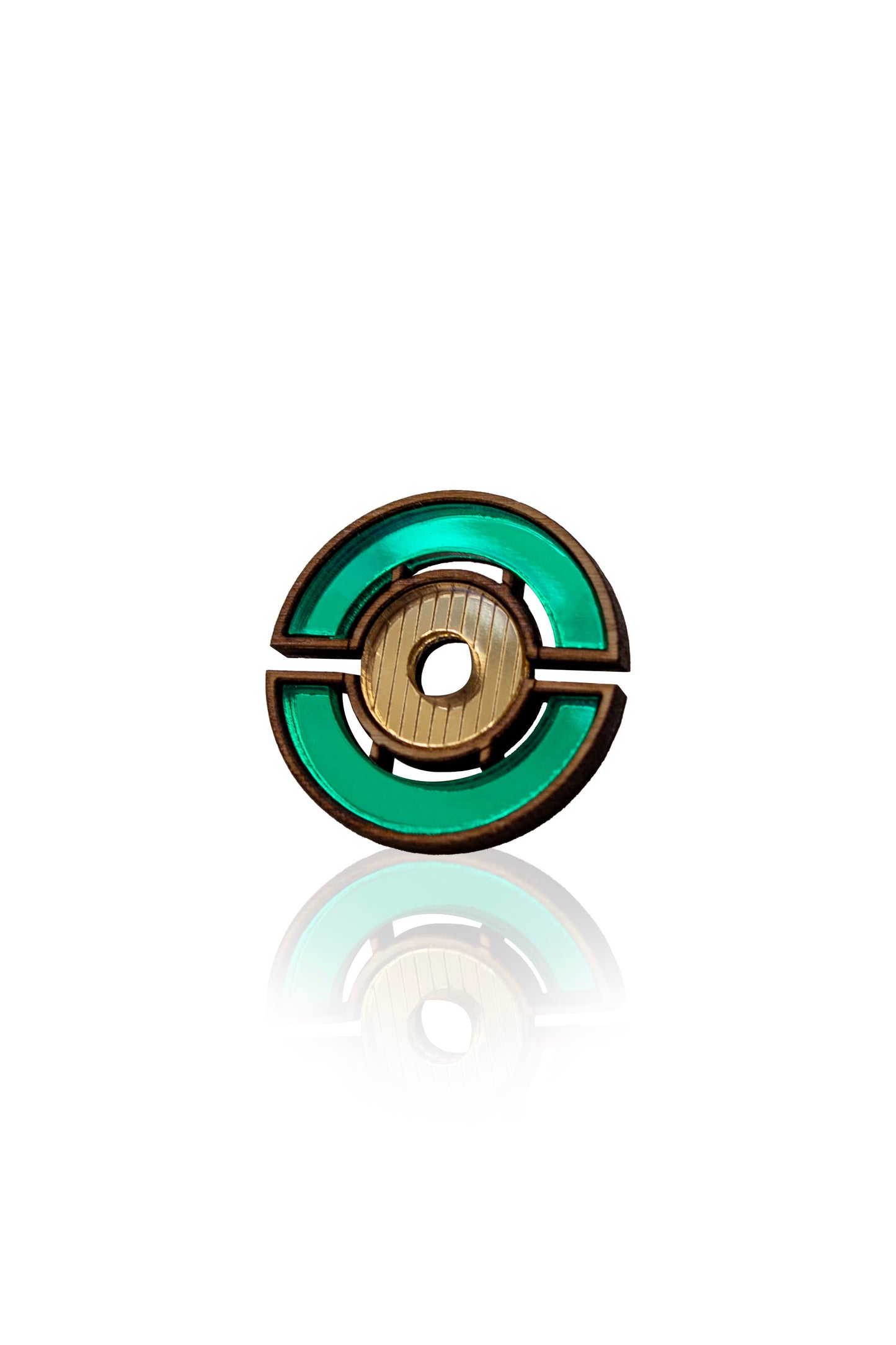 Barbican Brooch - Green image 0