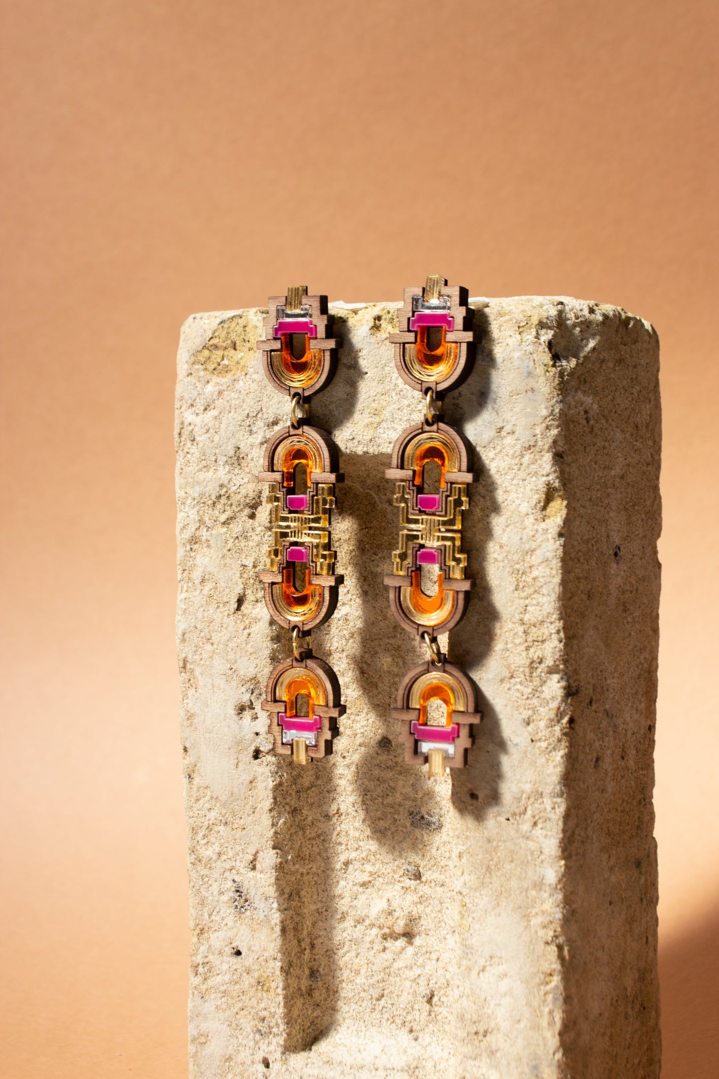 Zyanya Earring - Dragon Fruit image 2