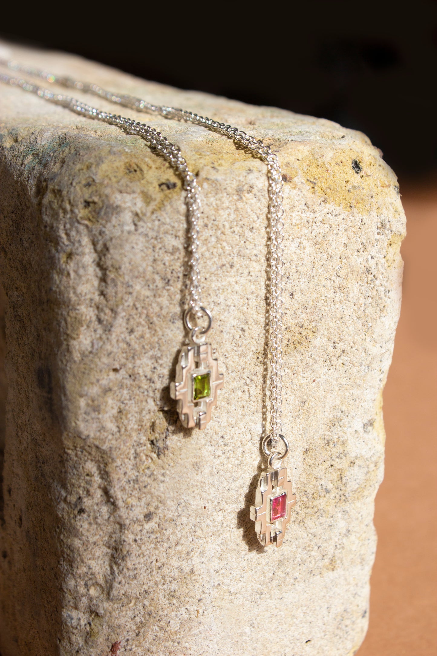 Mayan Necklace - Pink Topaz image 5