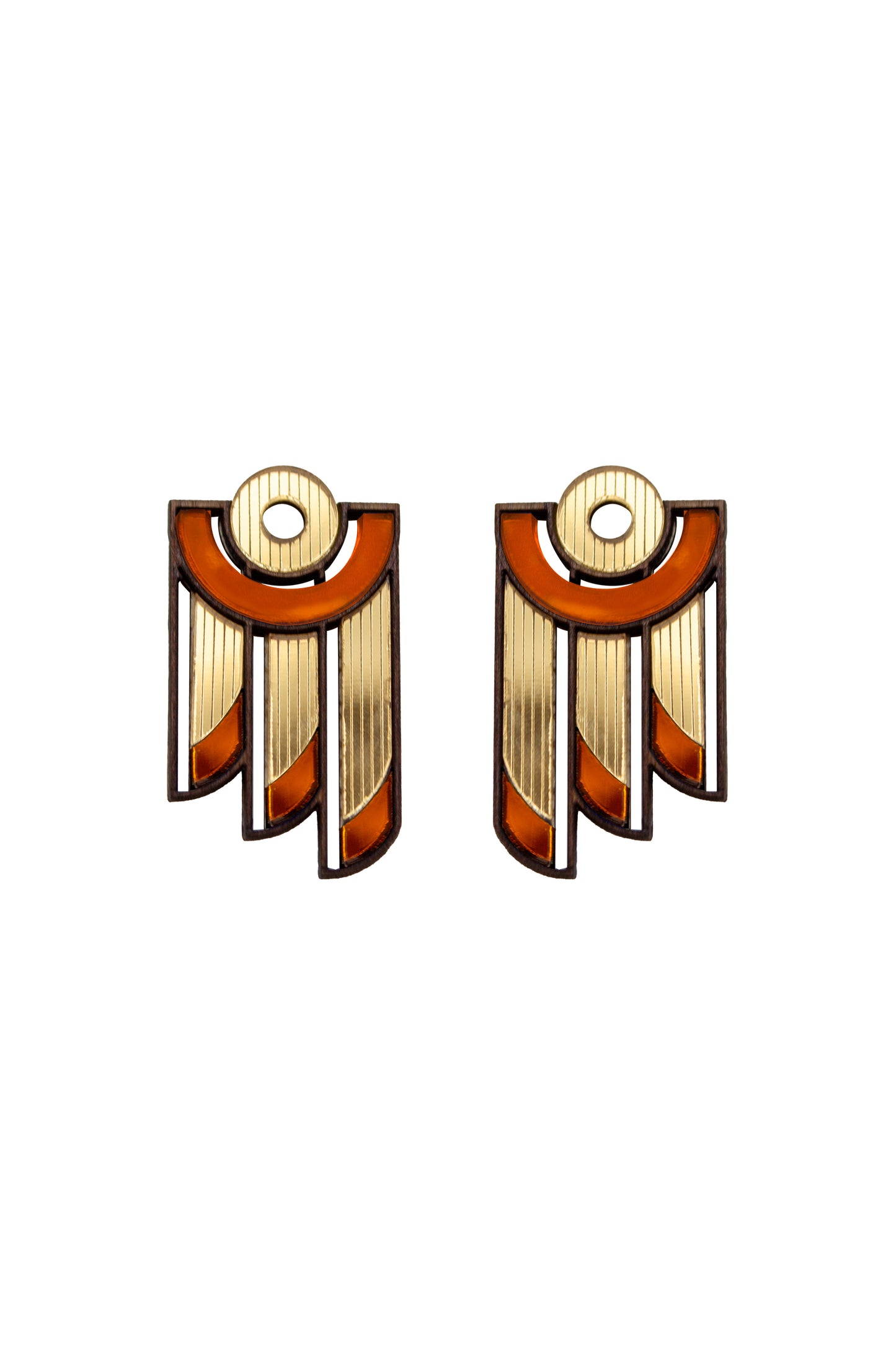 Balcony Earrings - Orange
