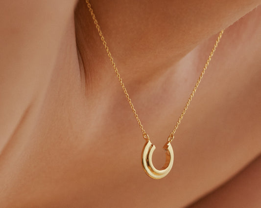 Mini Stepped Necklace - Silver image 1
