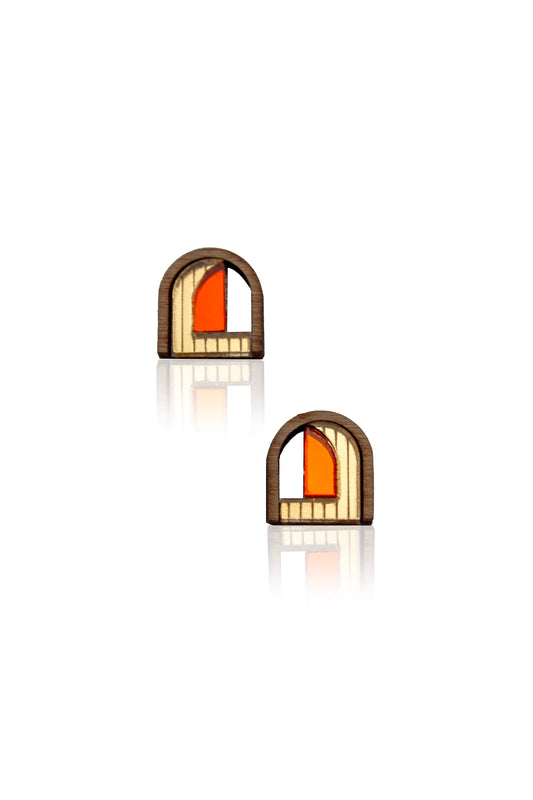 Mini Window Stud - Orange image 0