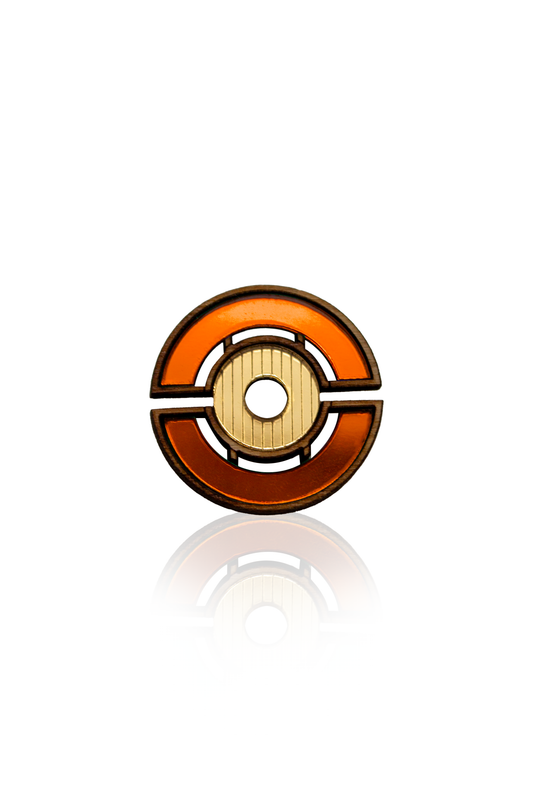Barbican Brooch - Orange image 0
