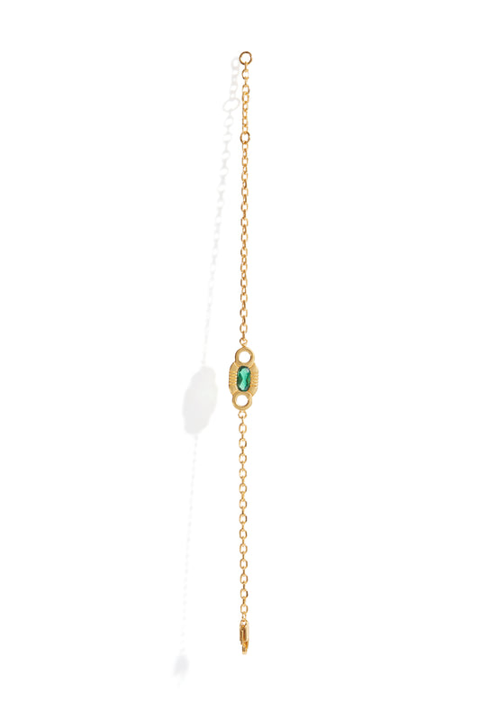 Rhea Bracelet - Gold Tourmaline image 1