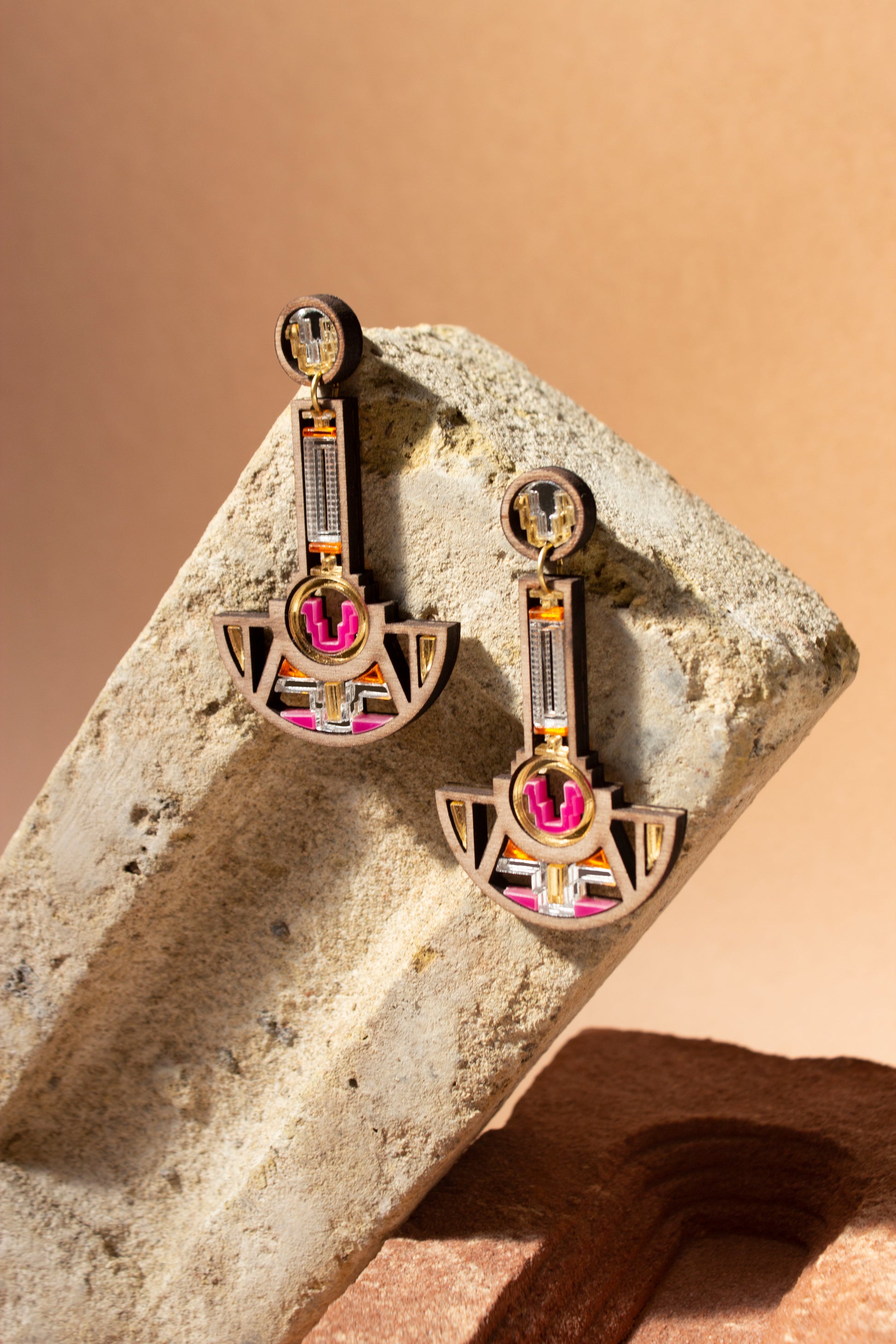 Saya Earrings - Dragon Fruit image 2