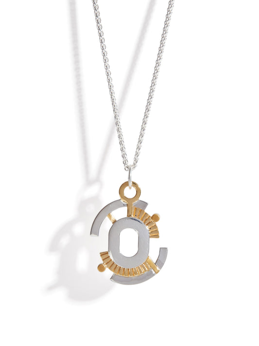 Gaia Pendent - Silver & Gold image 0
