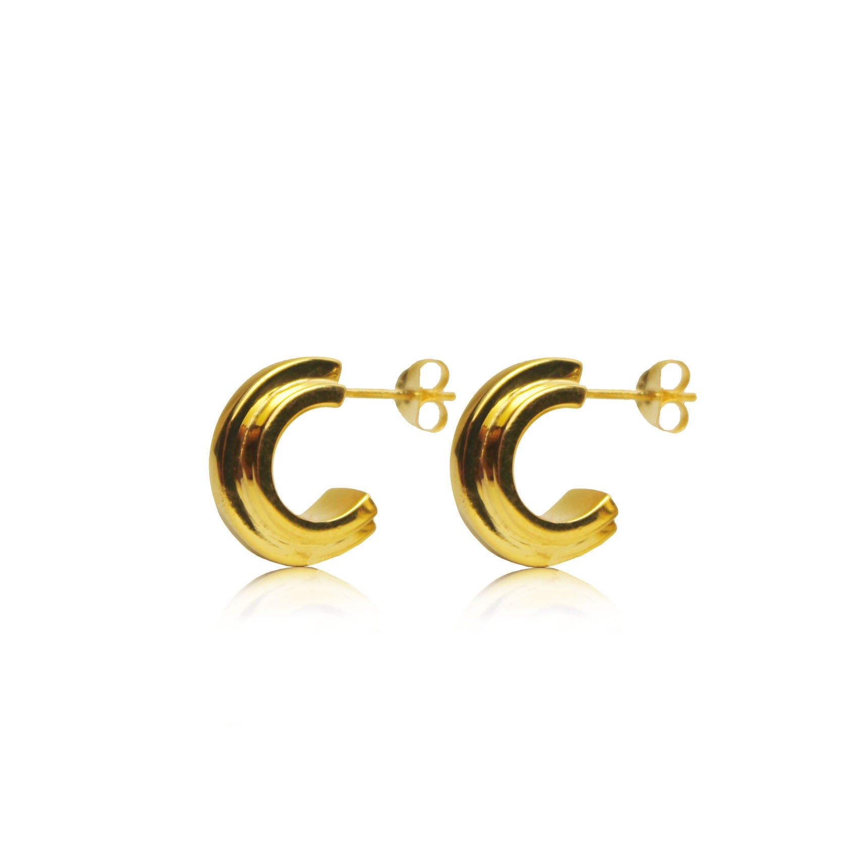 Double Arc Earring image 3