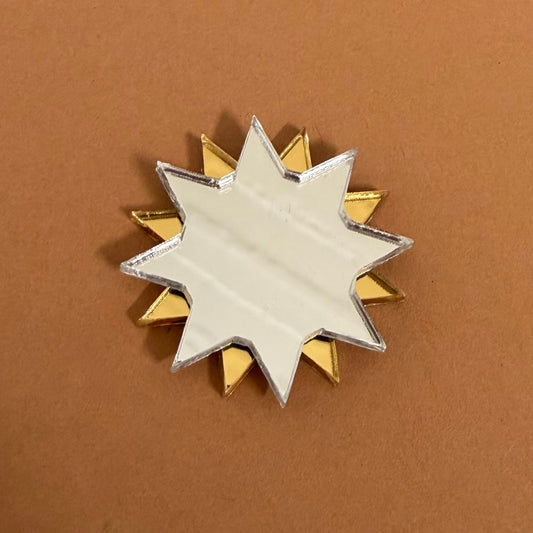 Starburst Brooch - SAMPLE