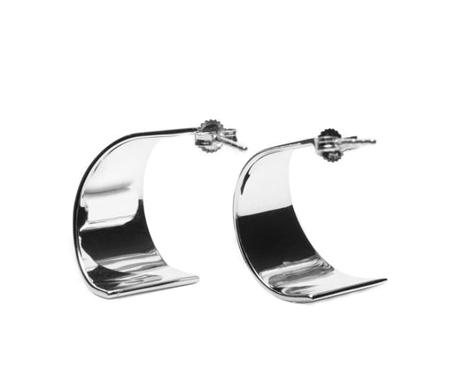 Swoop Earrings - Silver image 2