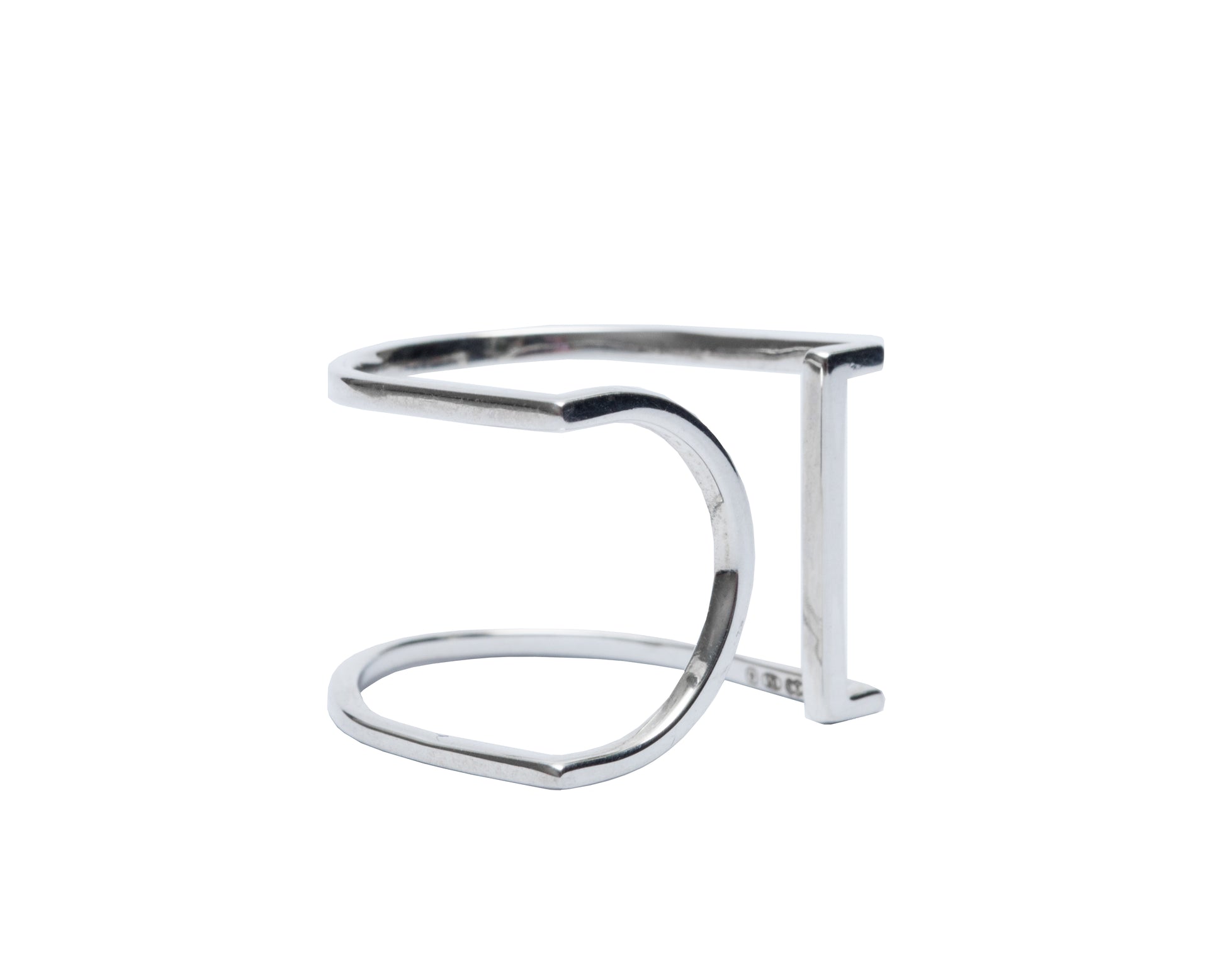 Open Semi Circle Ring image 2