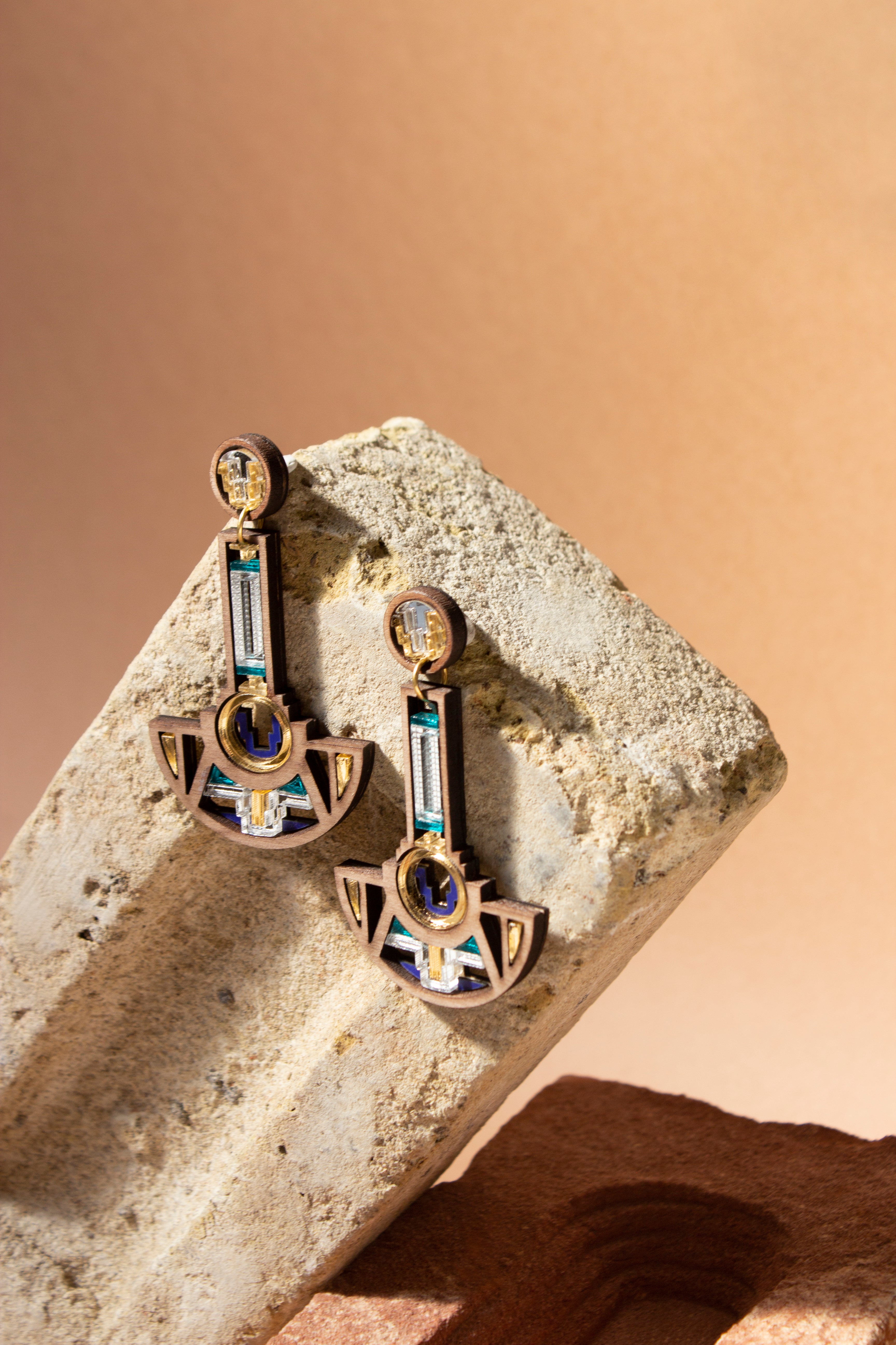 Saya Earrings - Jade image 2