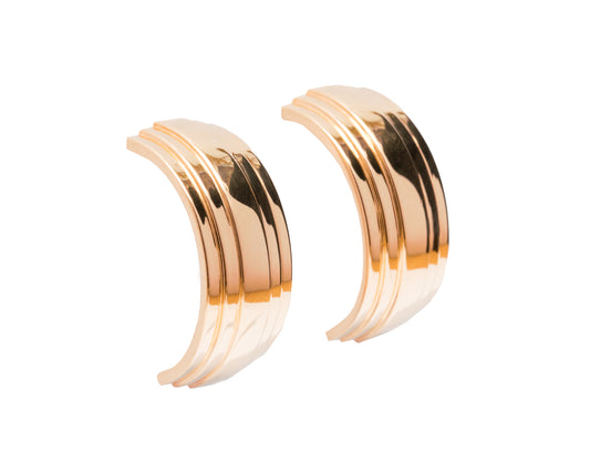 Crescent Earrings - Gold image 0