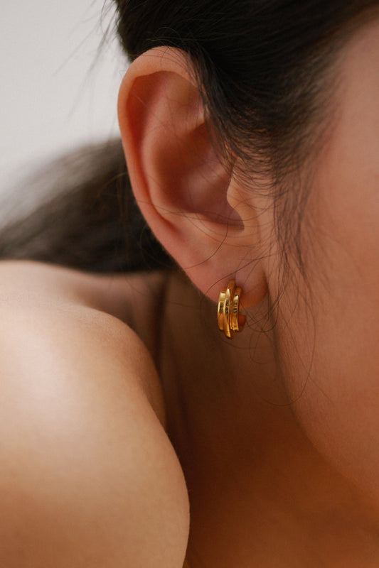 Double Arc Earring image 1
