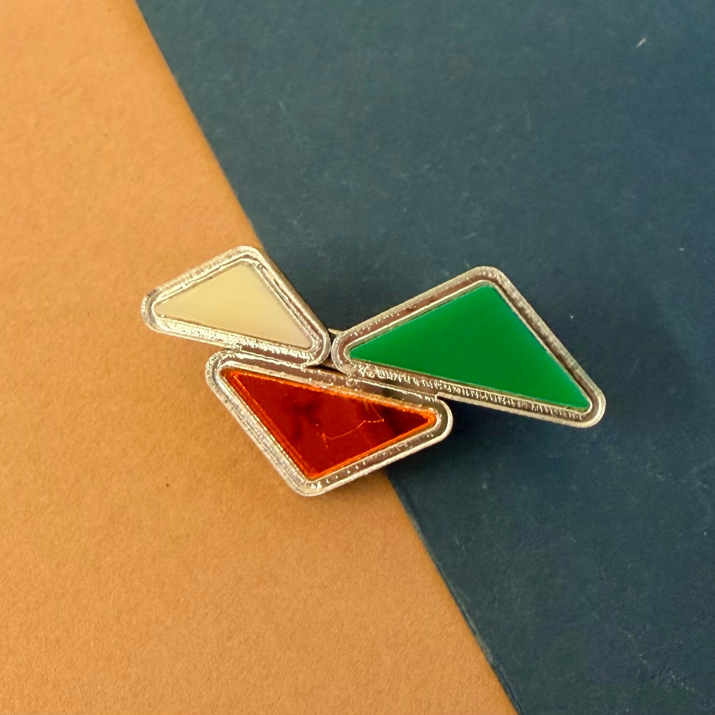 Mini Amal Brooch - Mango SECOND