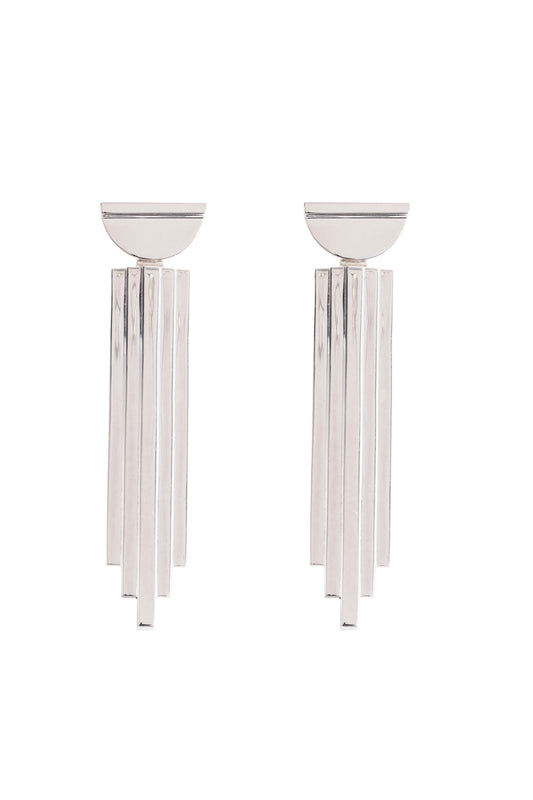 Layered Chandelier - Silver