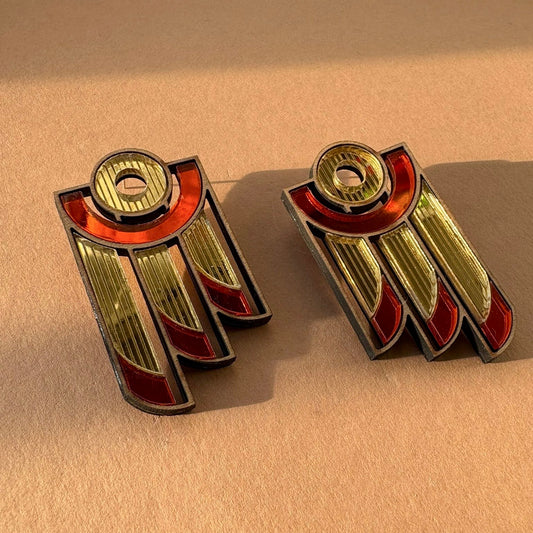 Balcony Earrings - Orange SECONDS