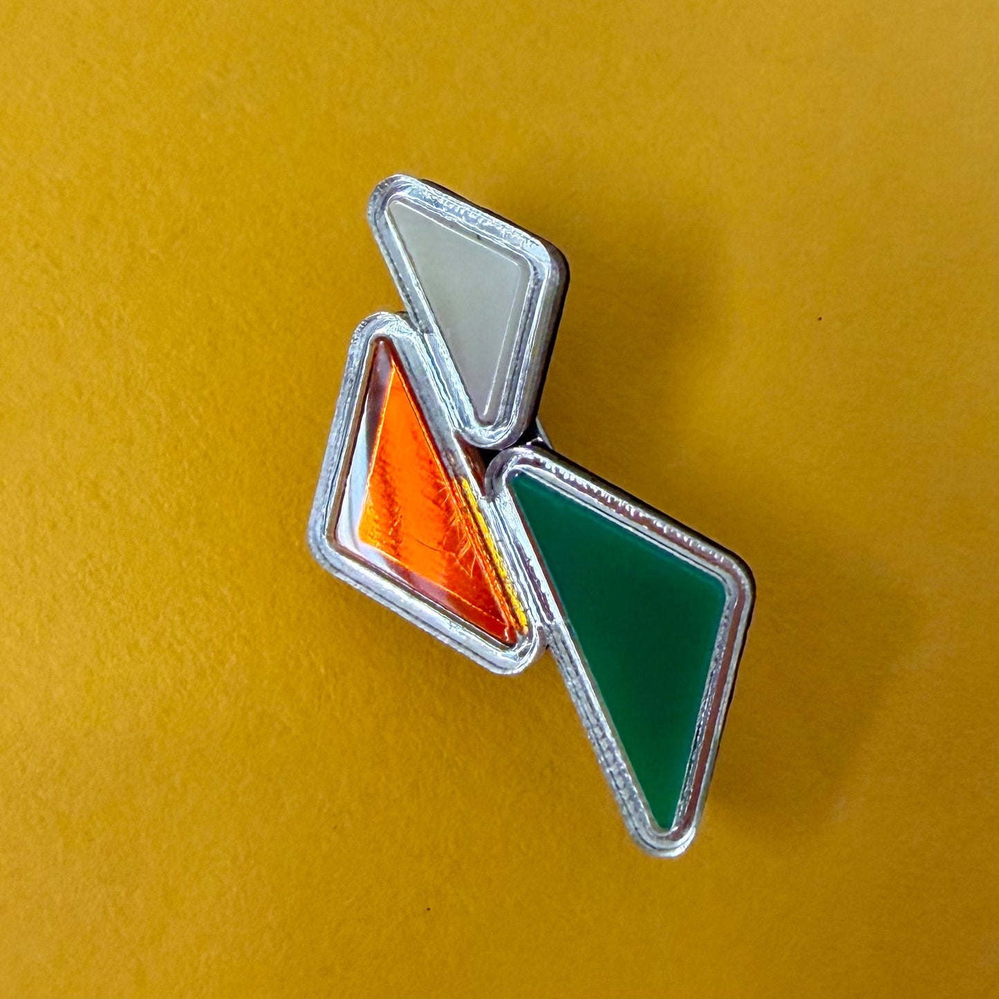 Mini Amal Brooch - Mango SECOND