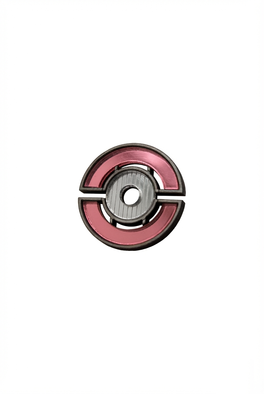 Barbican Brooch - Pink Silver
